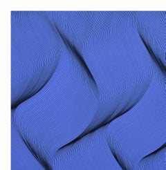 Movimento in blu - pittura astratta