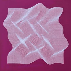 Superficie viola 2023 - pittura astratta geometrica