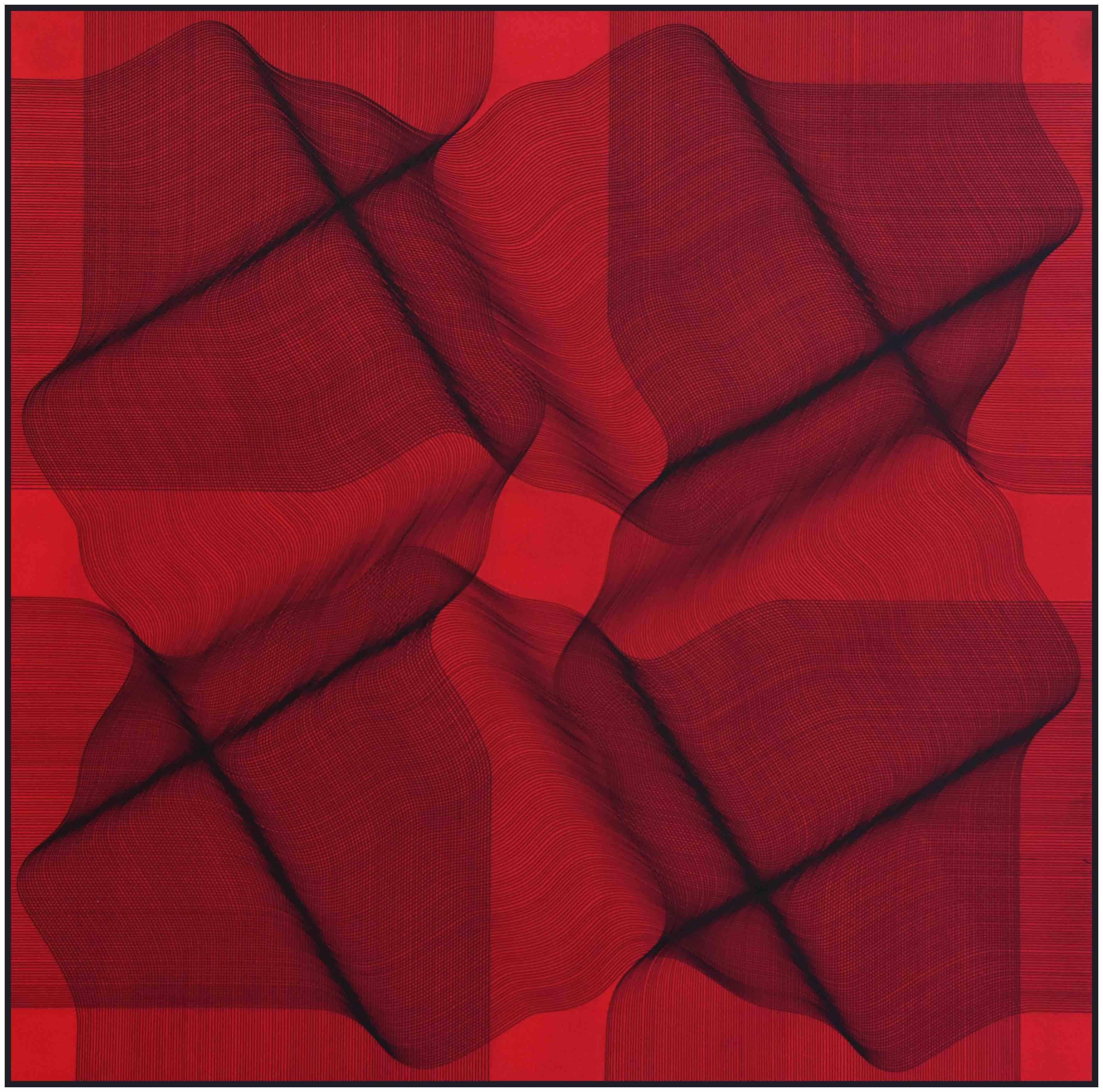 Roberto Lucchetta Abstract Painting - Rosso
