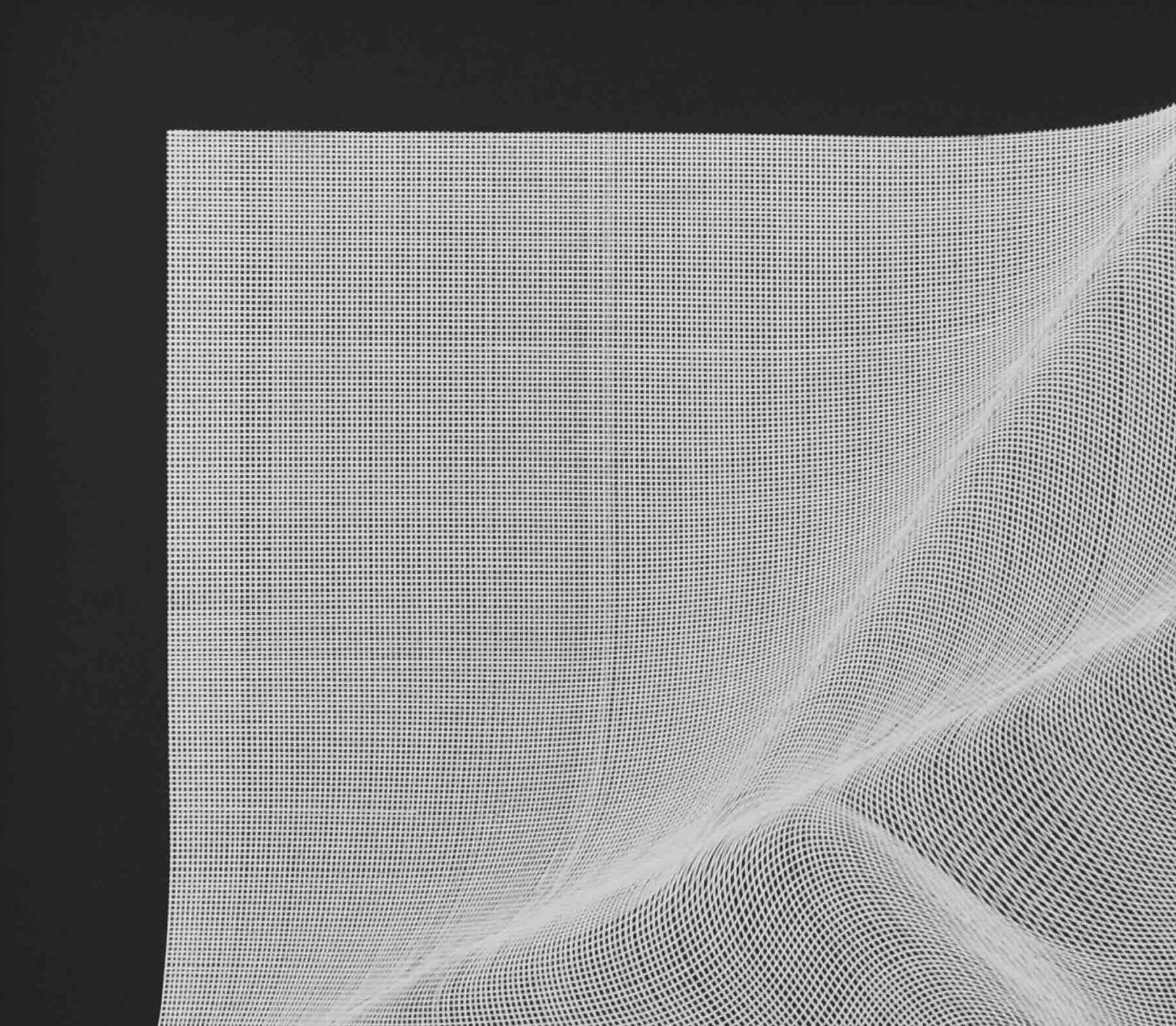 Silver Surface 2024 - geometric abstract painting For Sale 2