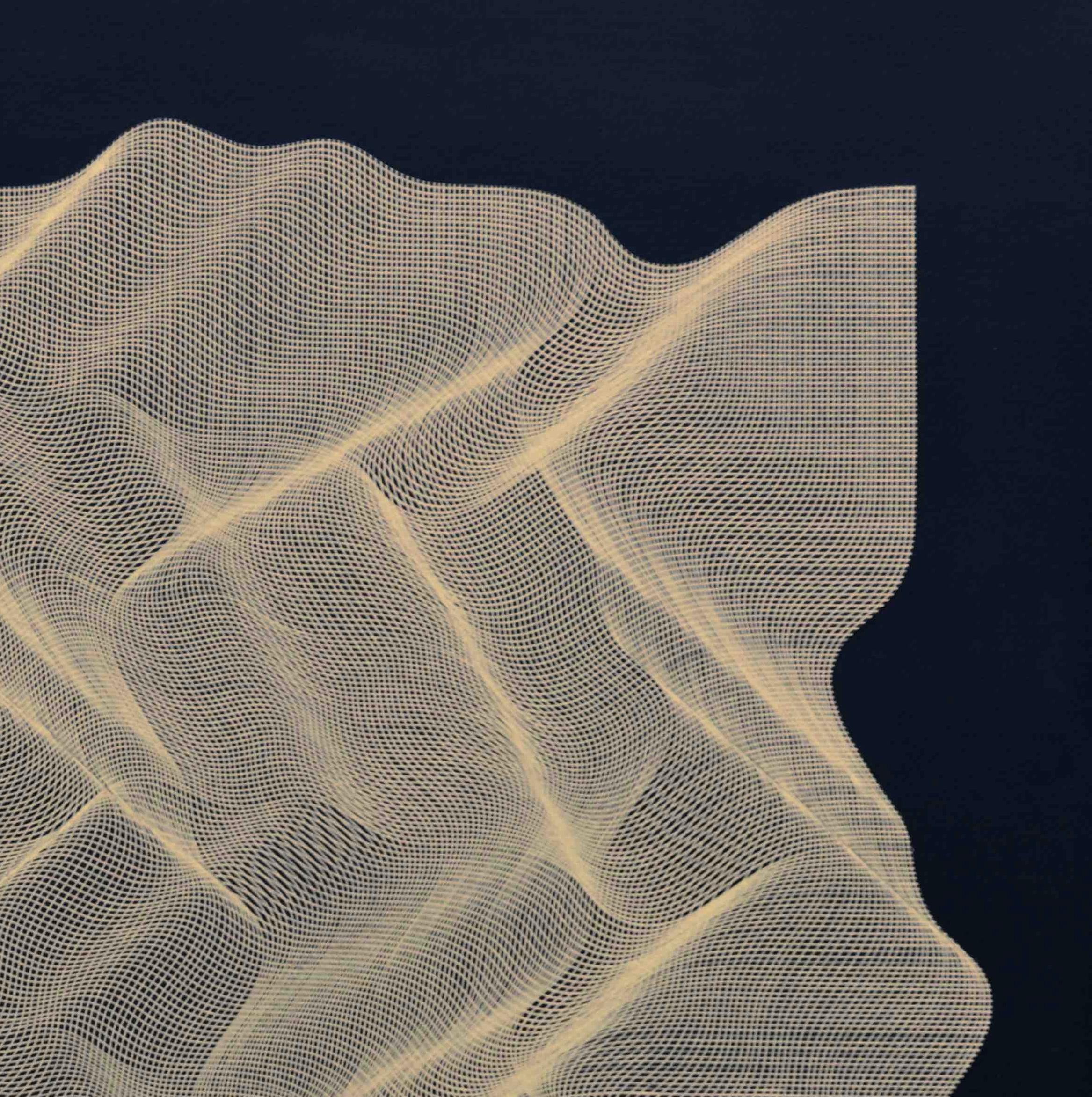 Texture Golden 2019 - Astratto geometrico in vendita 1