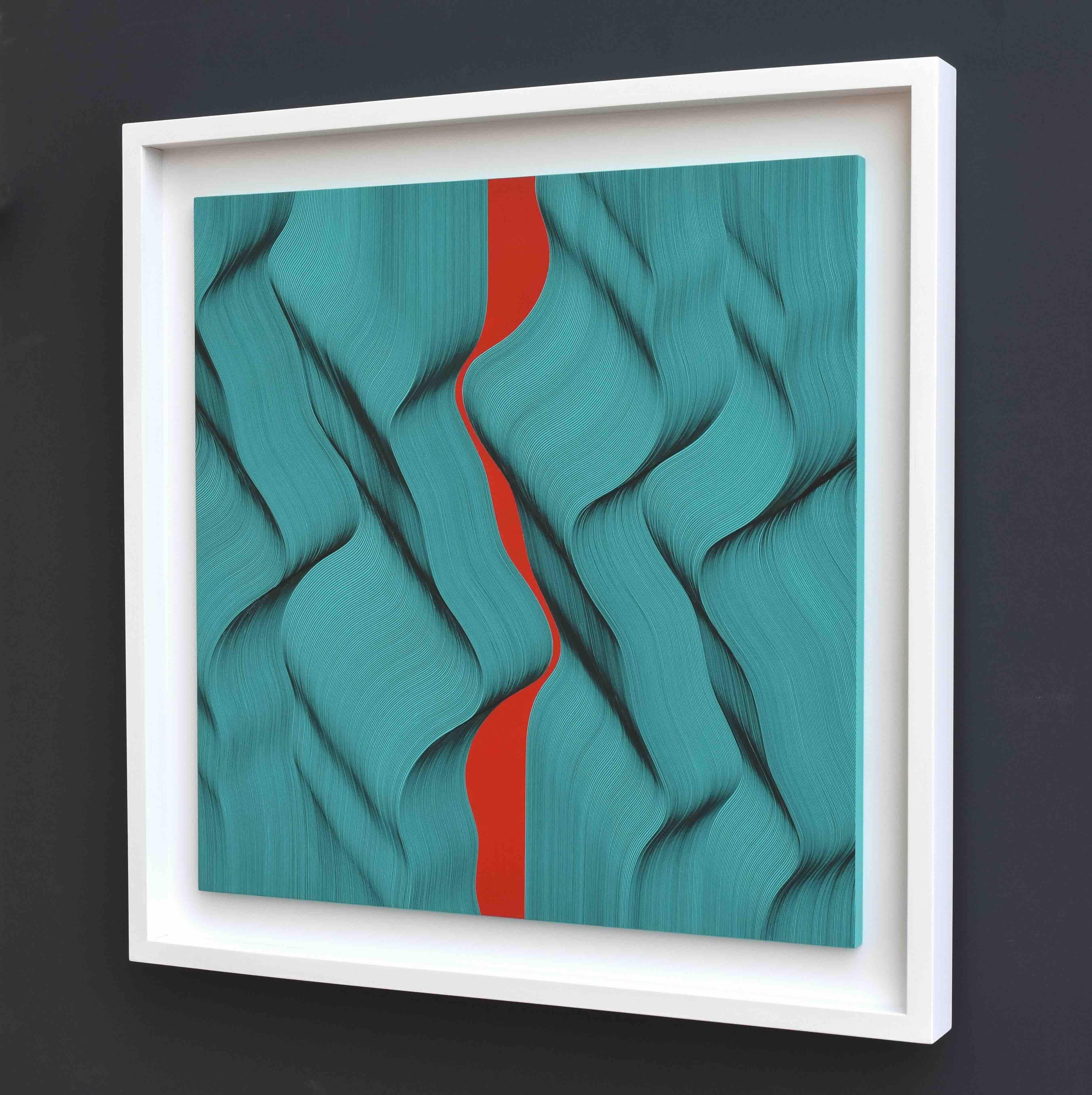 Waves 2025 - quadro astratto geometrico - Painting di Roberto Lucchetta