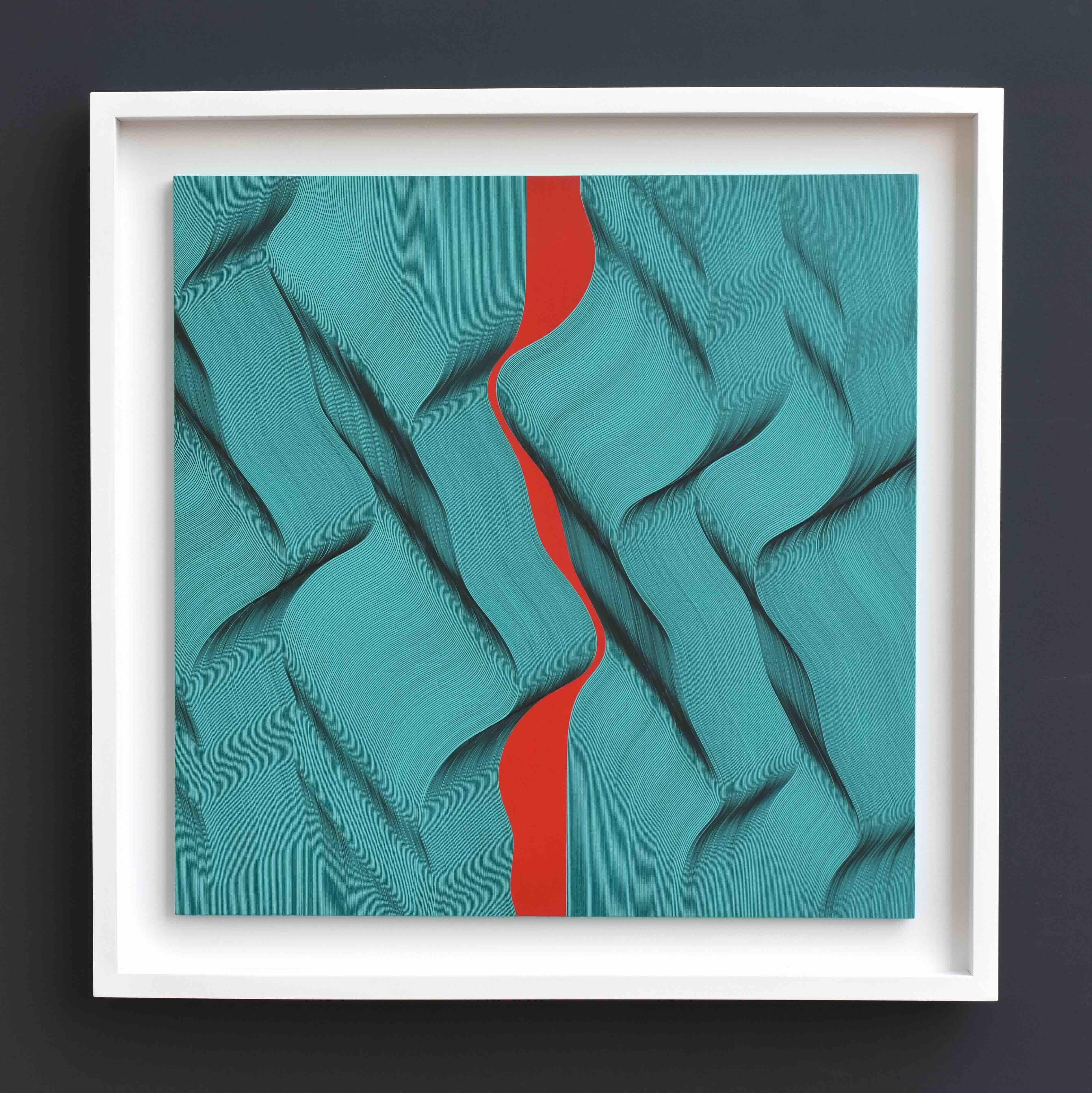 Abstract Painting di Roberto Lucchetta - Waves 2025 - quadro astratto geometrico