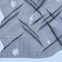 Estructura blanco negro 2025 - Pintura abstracta geométrica