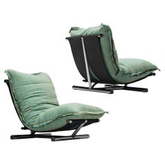Roberto Lucci and Paolo Orlandini for Elam Pair of 'Le Farfalle' Lounge Chairs
