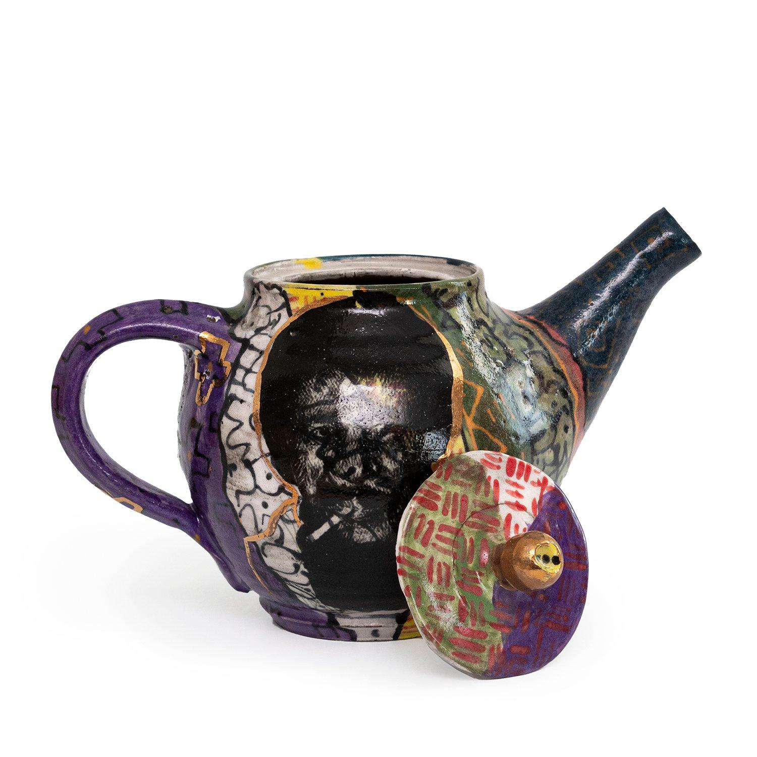RICHARD PRYOR TEAPOT (INV# NP3754) by Roberto Lugo For Sale 6