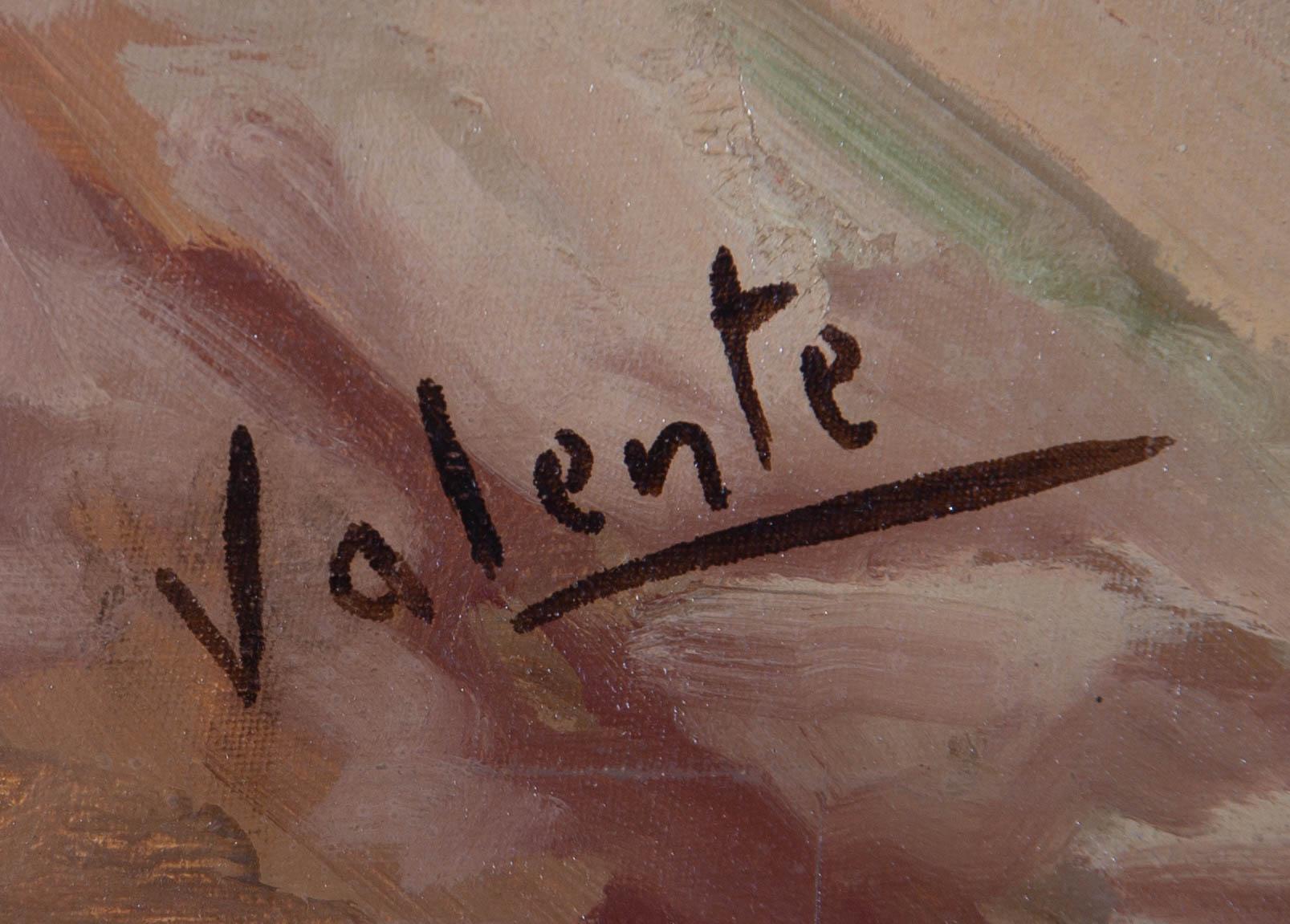Attribut. Roberto Luigi Valente (geb. 1926) – Öl, Markthändler des 20. Jahrhunderts im Angebot 4