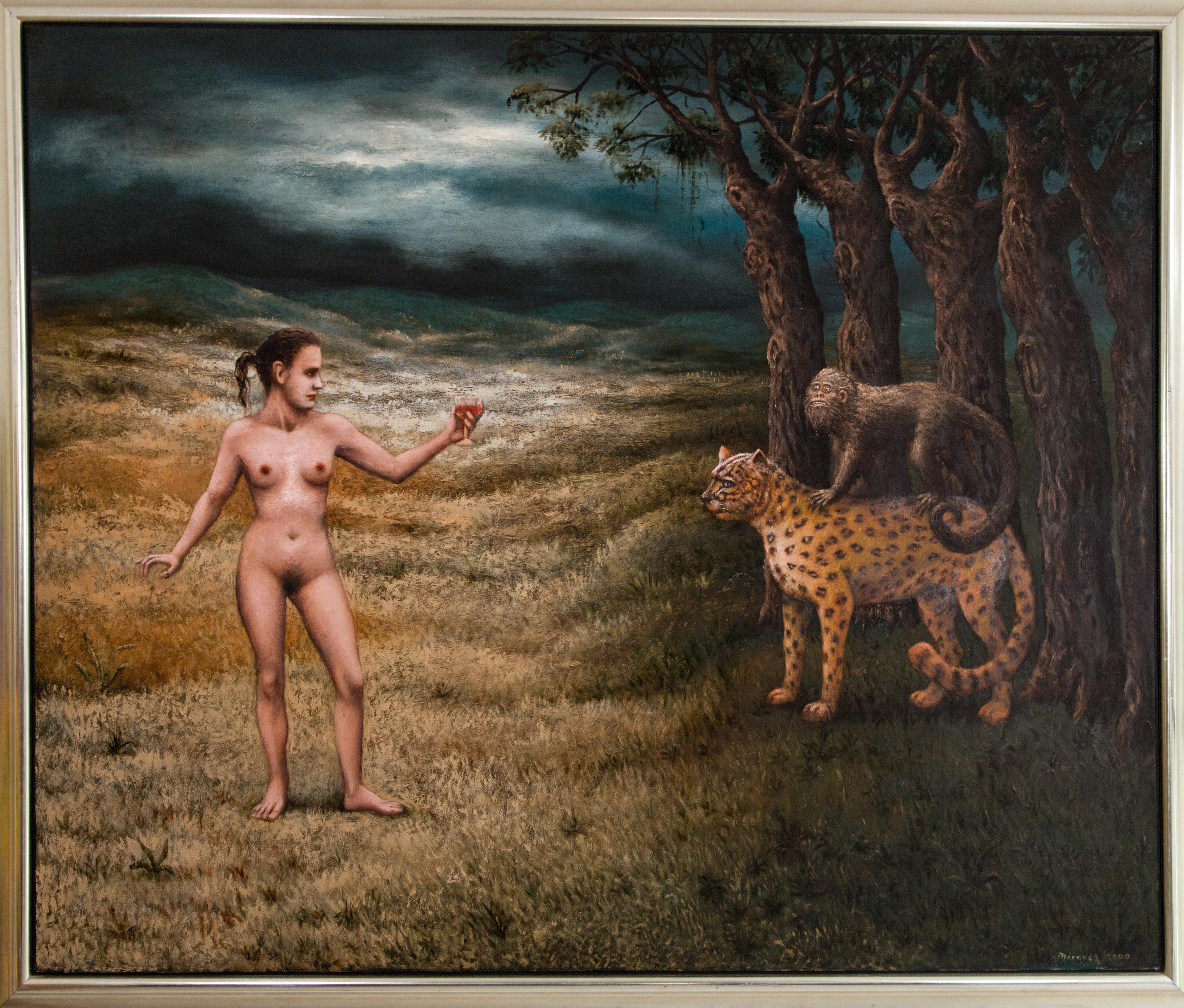 Drunken Monkey - Painting by Roberto Marquez