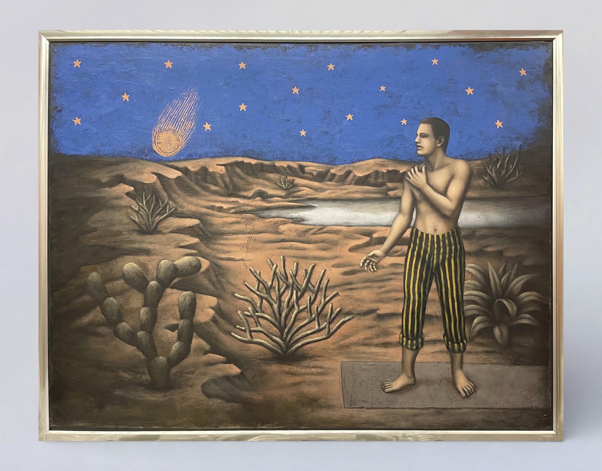 Roberto Marquez Landscape Painting - La Noche del Cometa