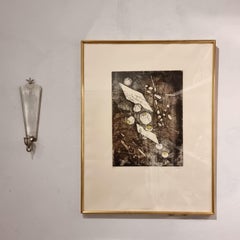 Roberto Matta, Aquatinte, 1970 "Come detta dentro vo significado" No35