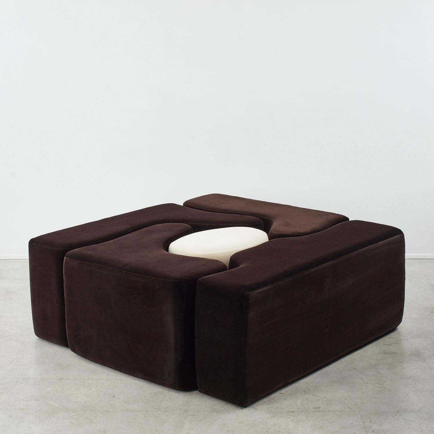 Roberto Matta 'Malitte' modular sofa set for Simon Ultramobile - Italy, 1965 In Excellent Condition For Sale In London, GB