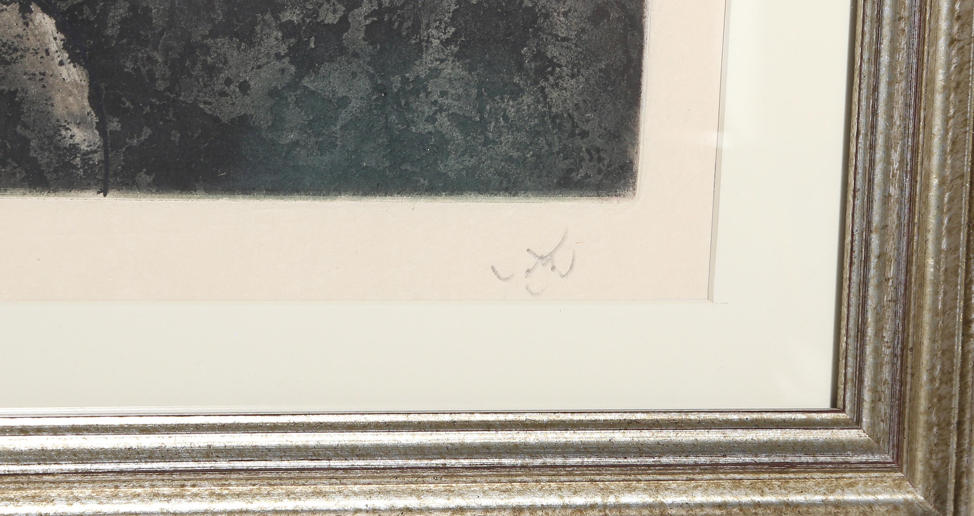 10PM from L'Arc Obscur des Heures, Surrealist Etching by Roberto Matta For Sale 2