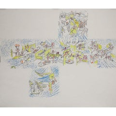 Affiche d'exposition de Roberto Matta pour la Galerie Samy Kinge, 1980