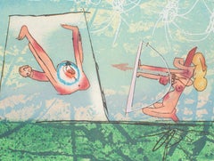 Archery – Etching by R.S. Matta- 1977