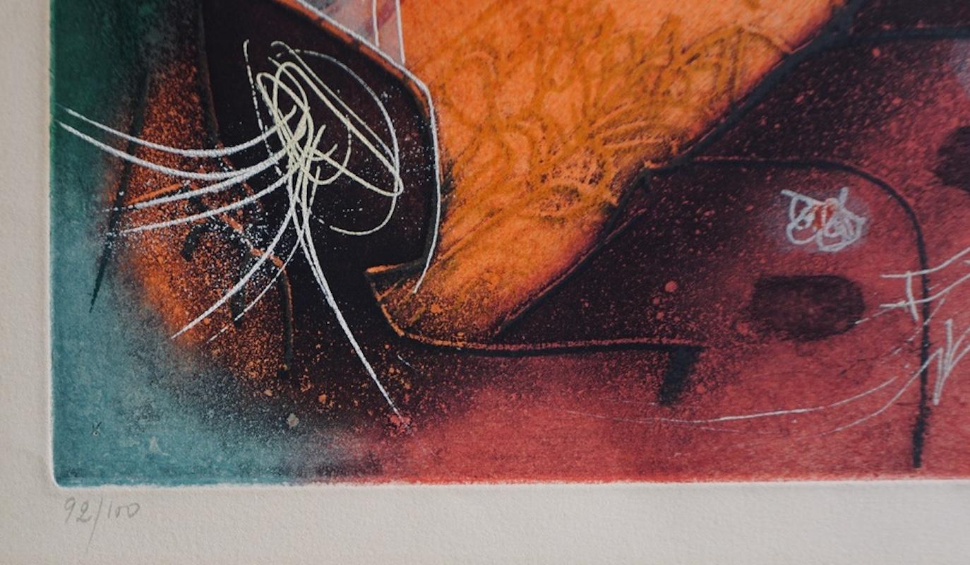 Attire le gai venin (Une Saison en Enfer)Temporada en el Infierno - Print Surrealista de Roberto Matta