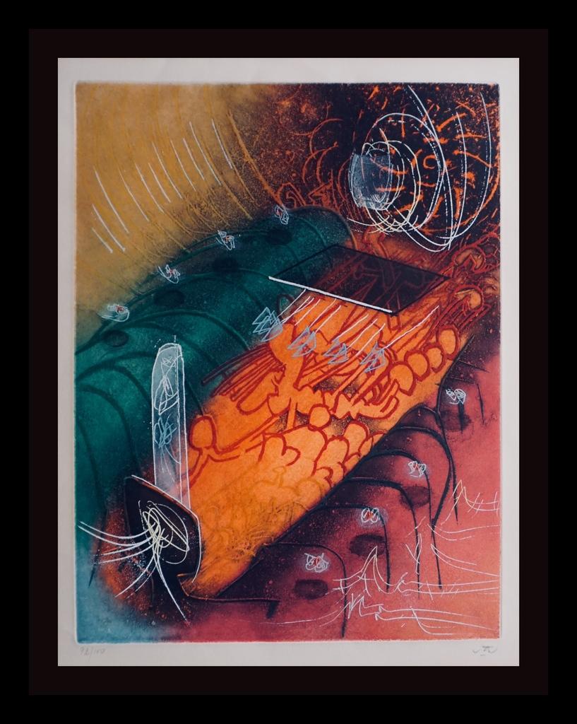 Abstract Print de Roberto Matta - Attire le gai venin (Une Saison en Enfer)Temporada en el Infierno