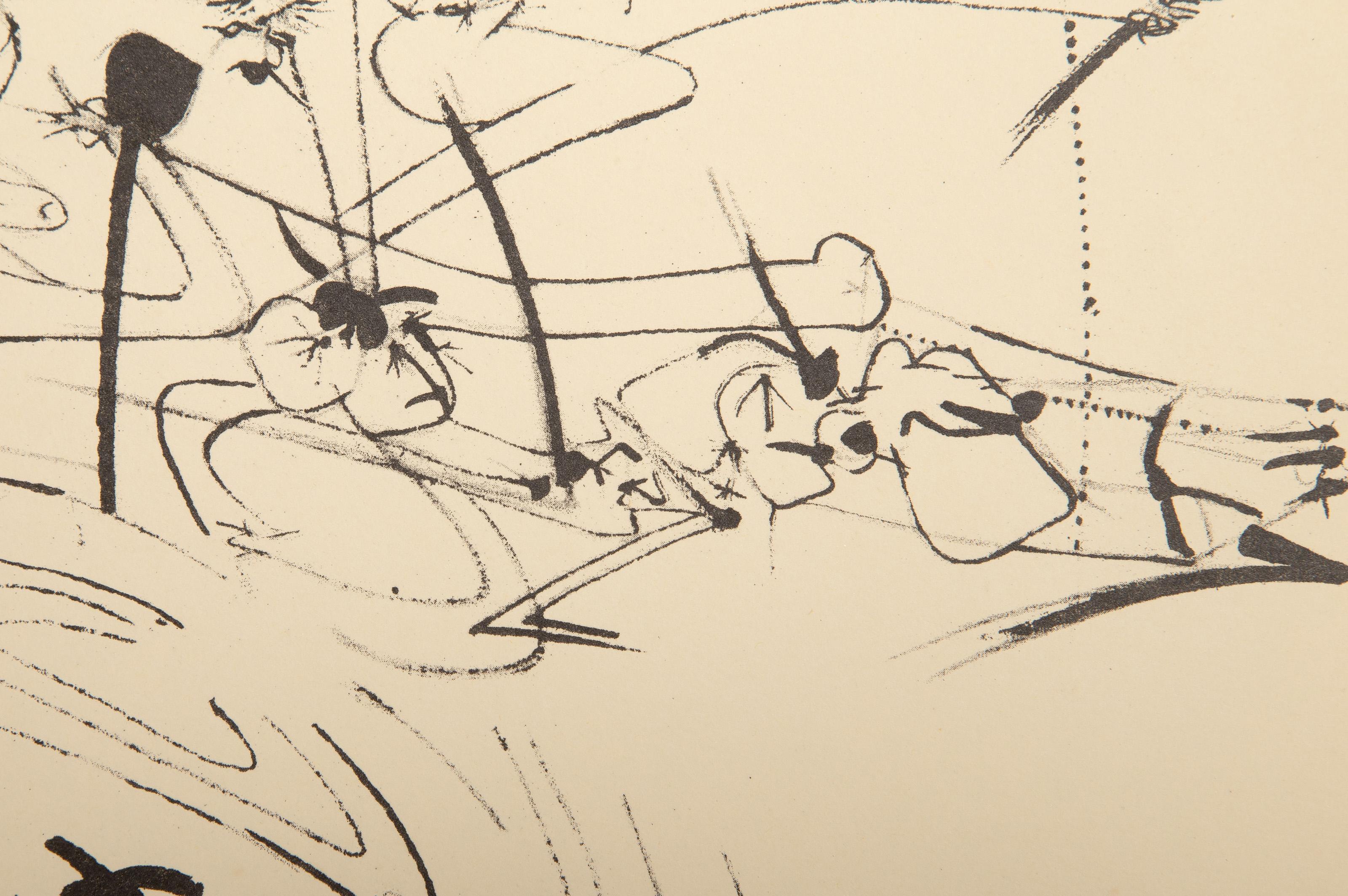 Attulima, litografia surrealista di Roberto Matta in vendita 2