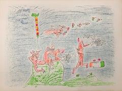 Vintage Ça Ira (It'll be fine) by Roberto Matta - Abstract Expressionist 