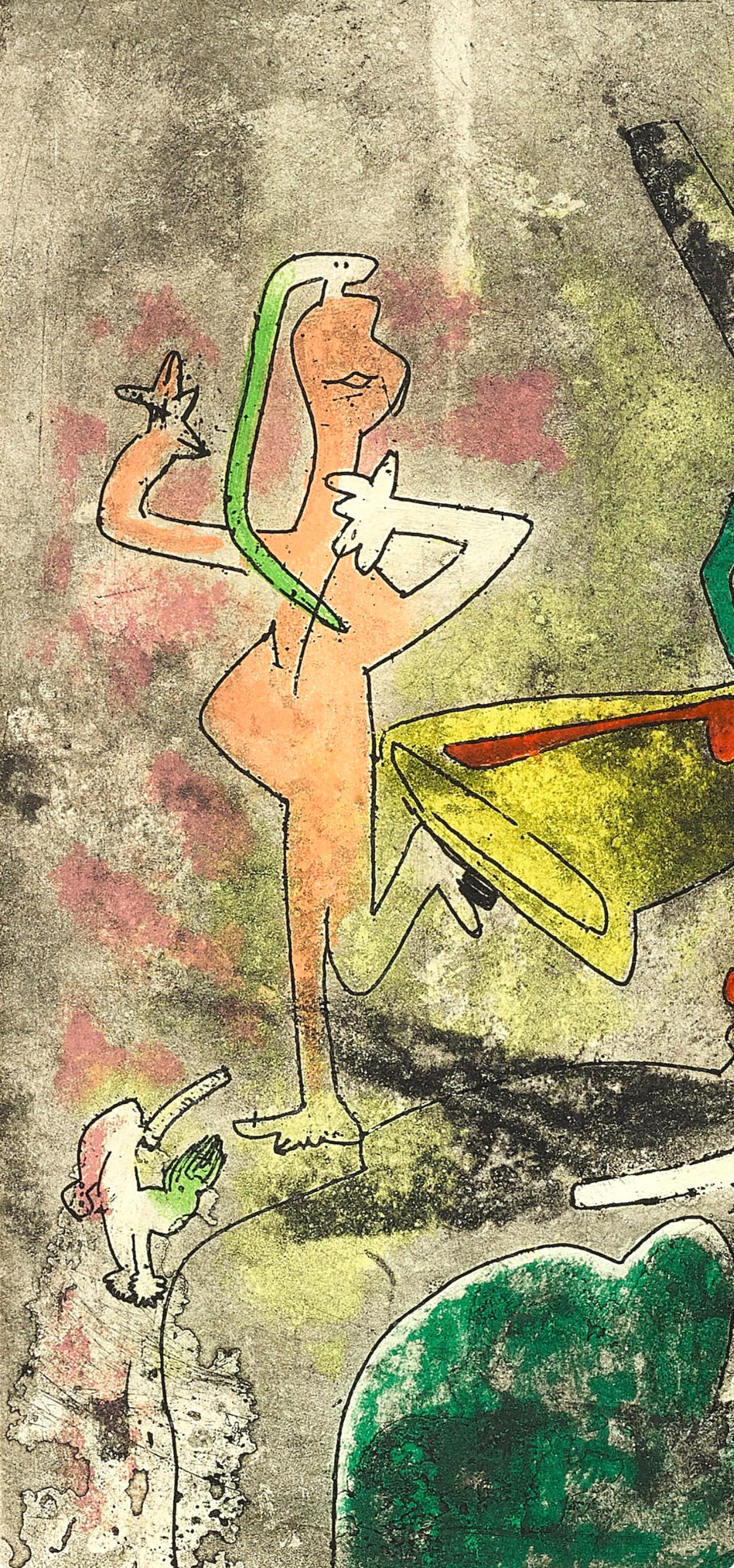 Composition (Sabatier 393), Centre Noeuds, Roberto Matta For Sale 1