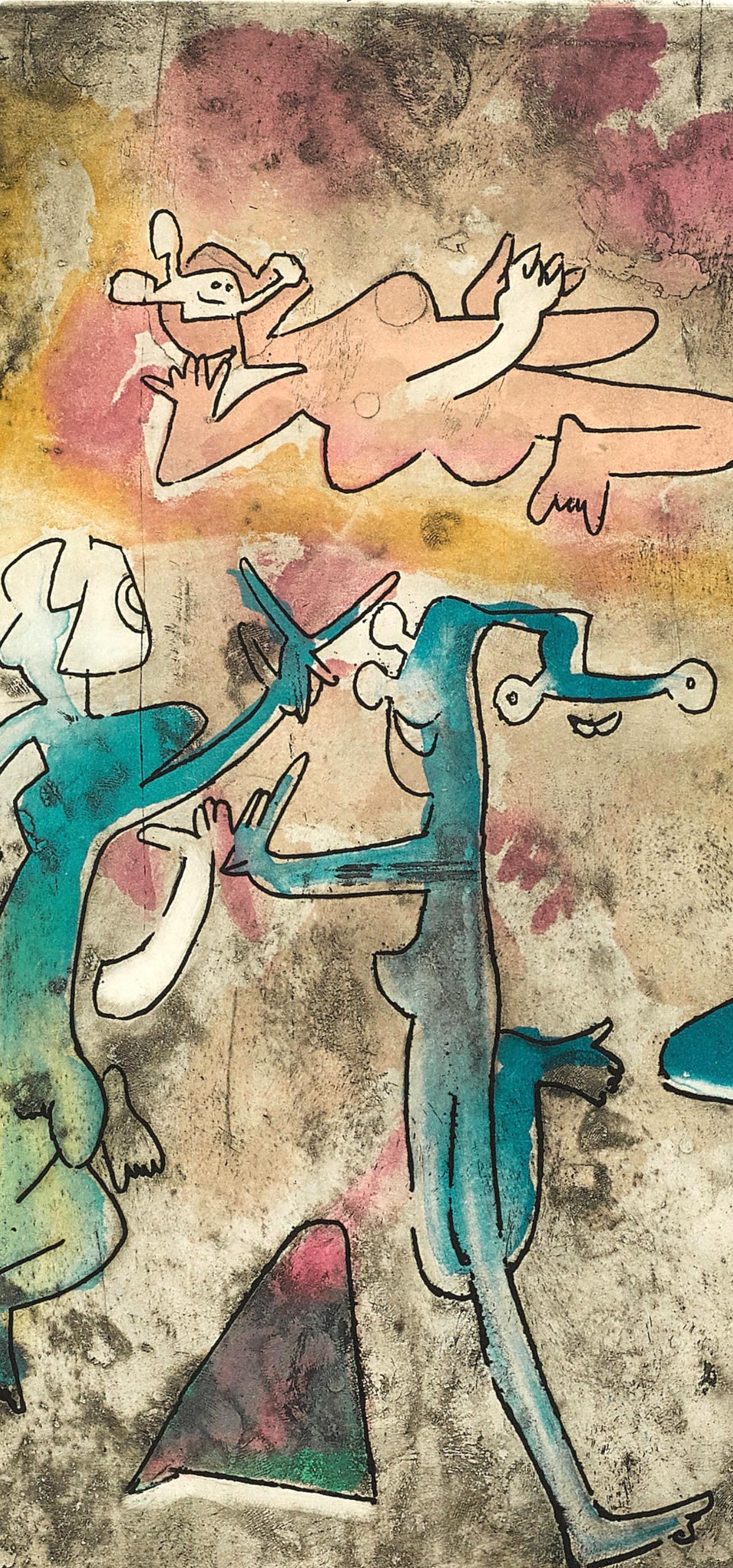 Composition (Sabatier 393), Centre Noeuds, Roberto Matta For Sale 1