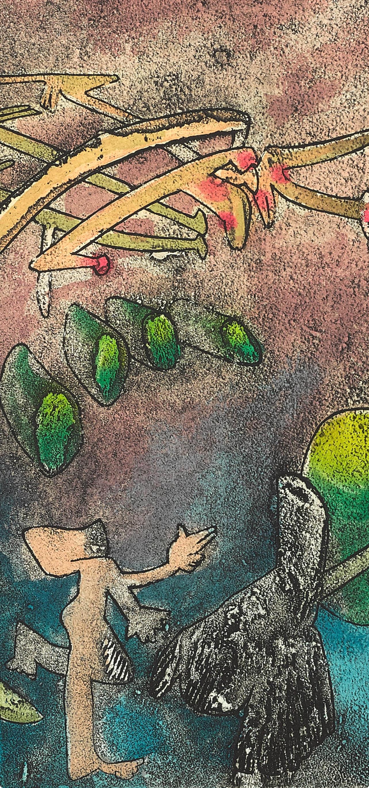 Composition (Sabatier 393), Centre Noeuds, Roberto Matta For Sale 2