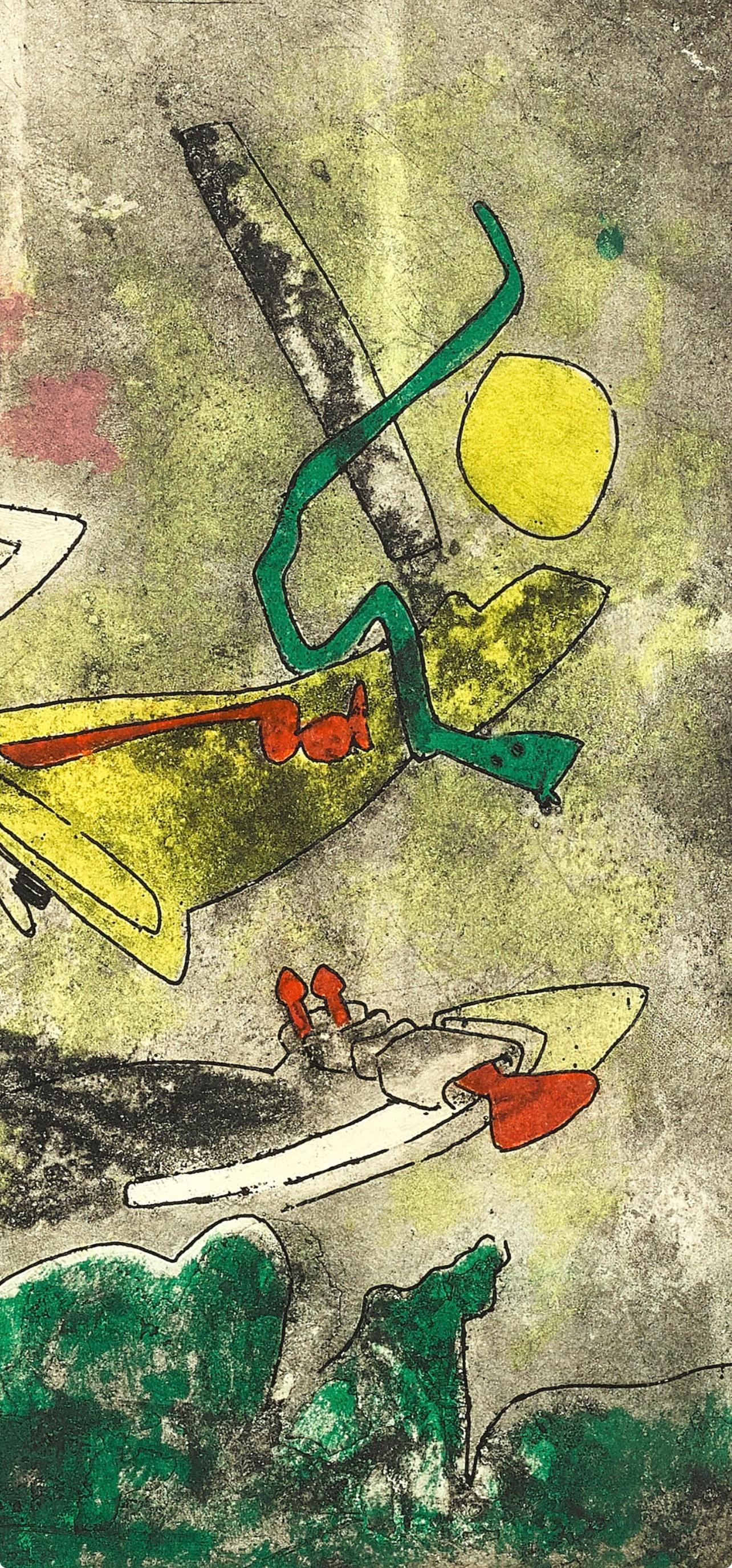 Composition (Sabatier 393), Centre Noeuds, Roberto Matta For Sale 3