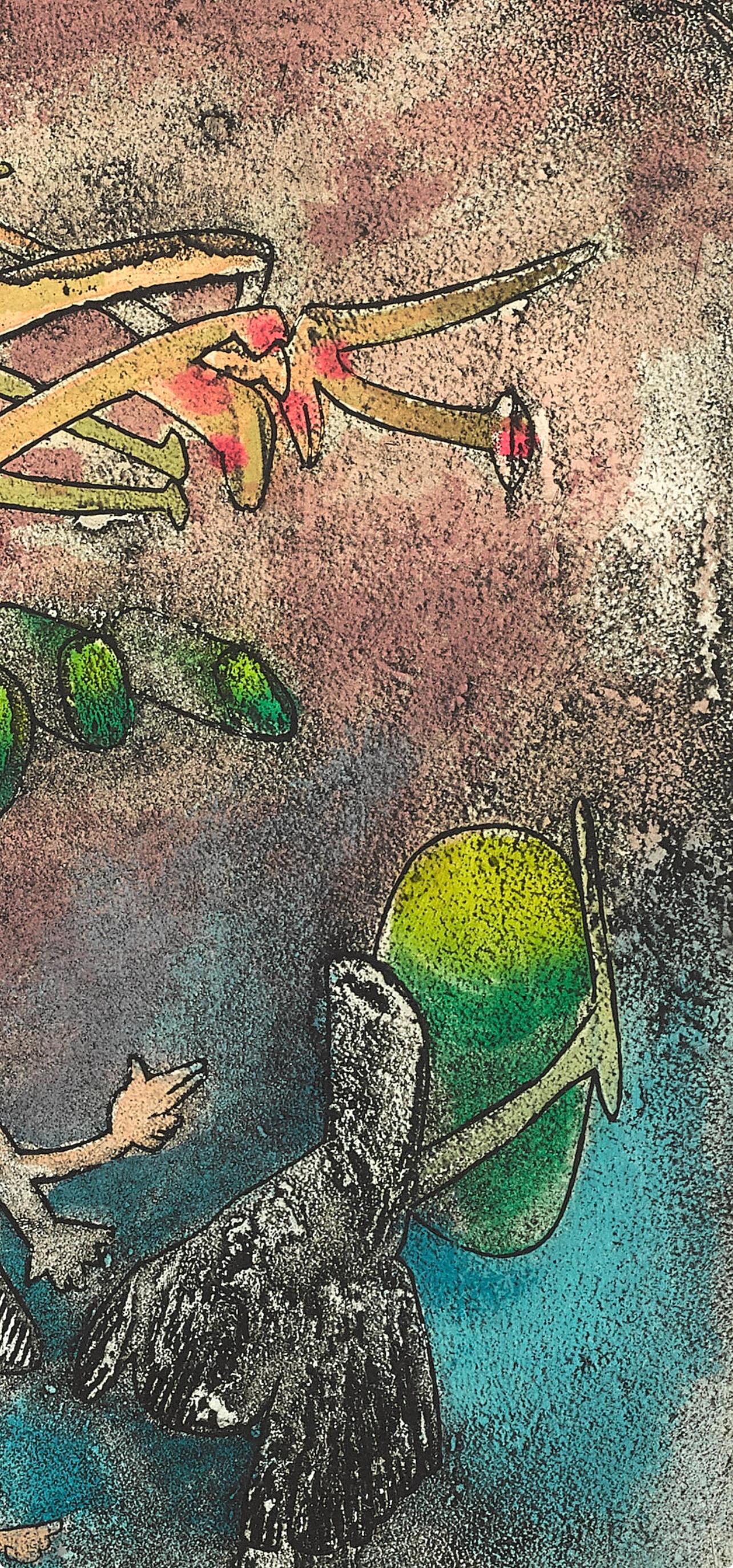 Composition (Sabatier 393), Centre Noeuds, Roberto Matta For Sale 3
