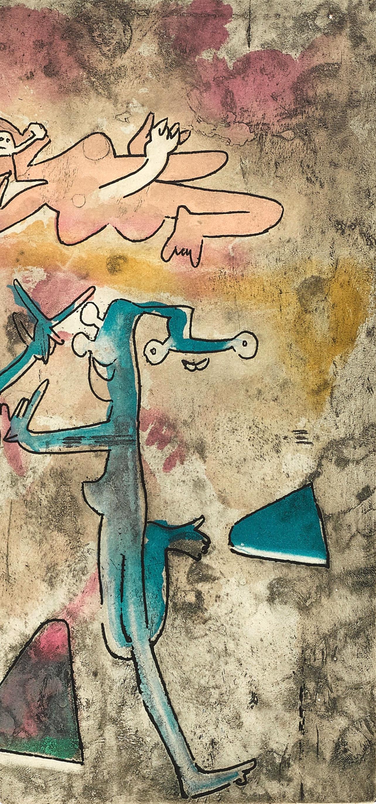 Composition (Sabatier 393), Centre Noeuds, Roberto Matta For Sale 3