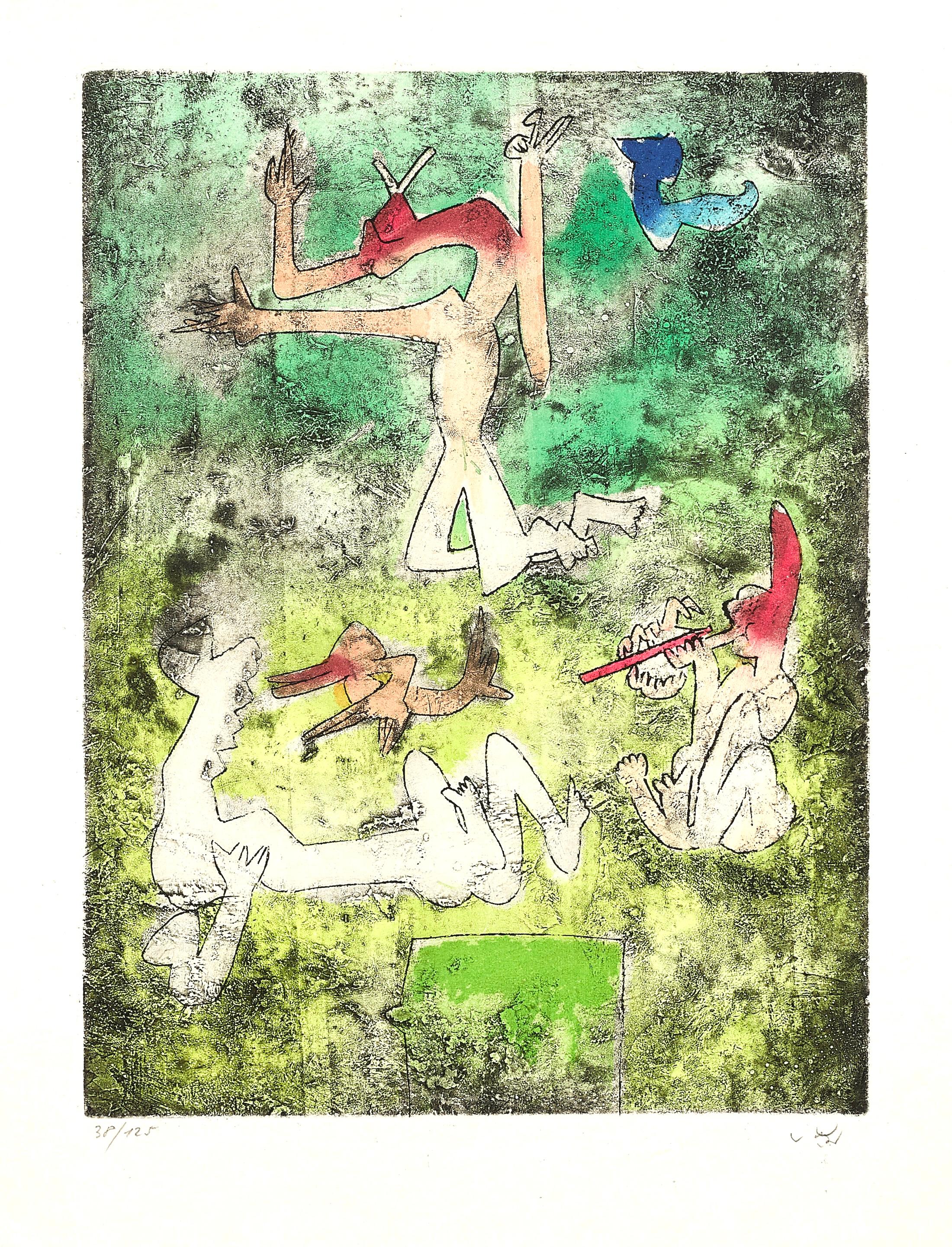 Composition (Sabatier 393), Centre Noeuds, Roberto Matta For Sale 4