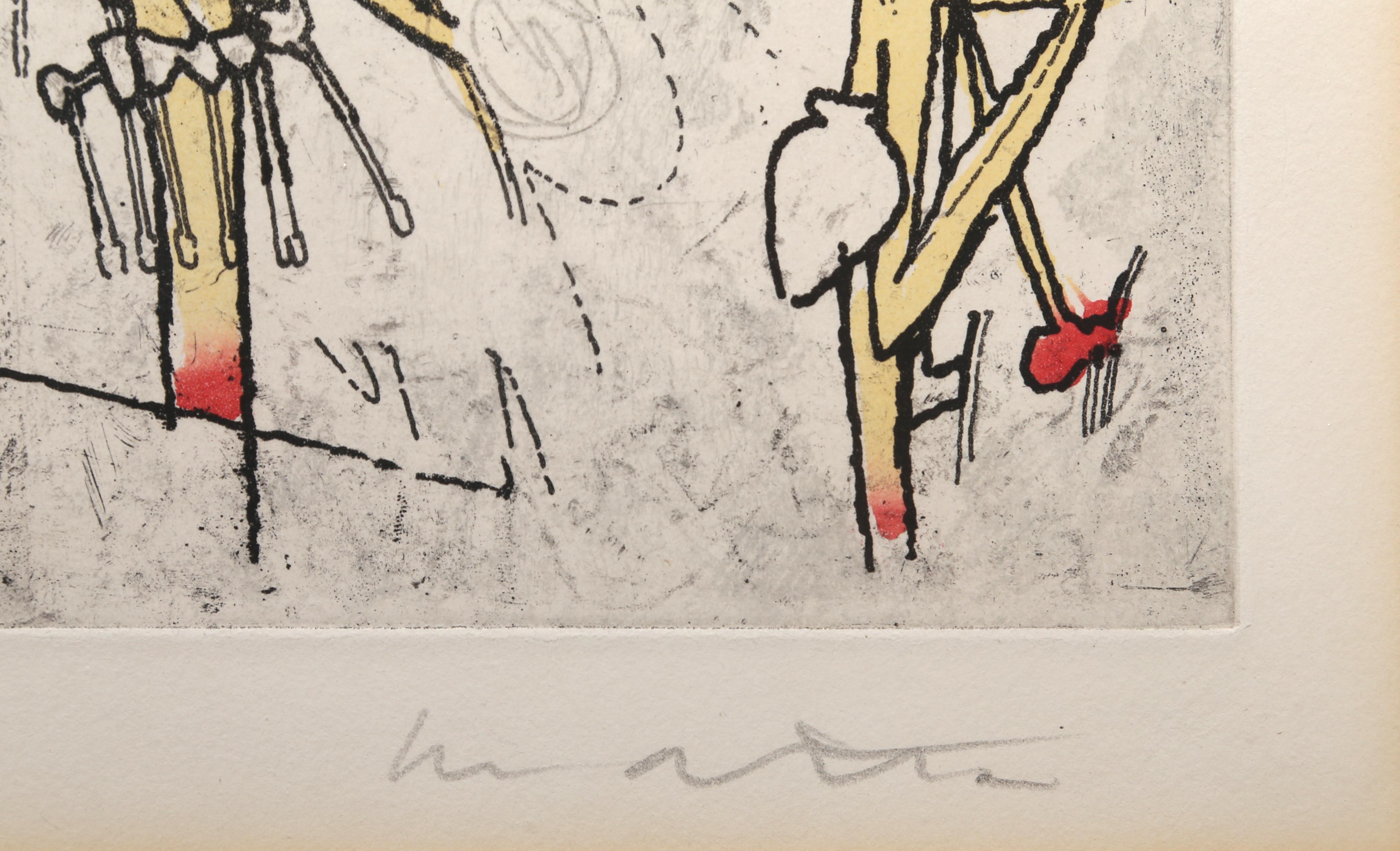 Cosmicstrip I, Aguafuerte de Roberto Matta en venta 2