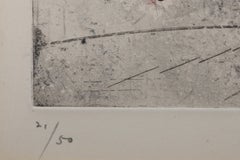 Cosmicstrip III, Aquatint Etching by Roberto Matta