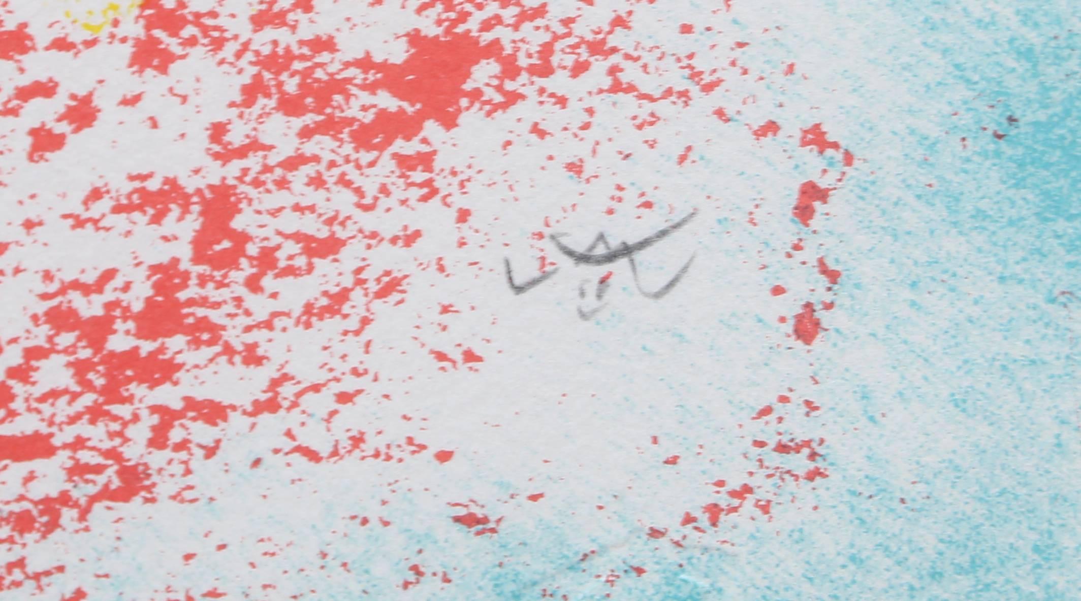 Espace de l'Espece, litografia surrealista di Roberto Matta in vendita 1