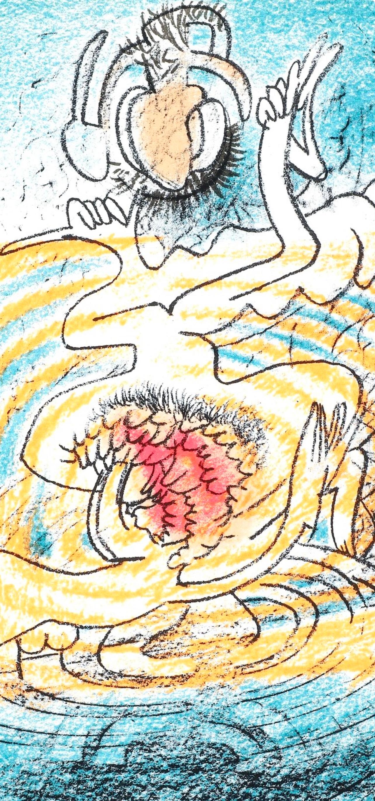 Hommage à Dorothea Tanning, Société internationale d'art XXe siècle - Print de Roberto Matta