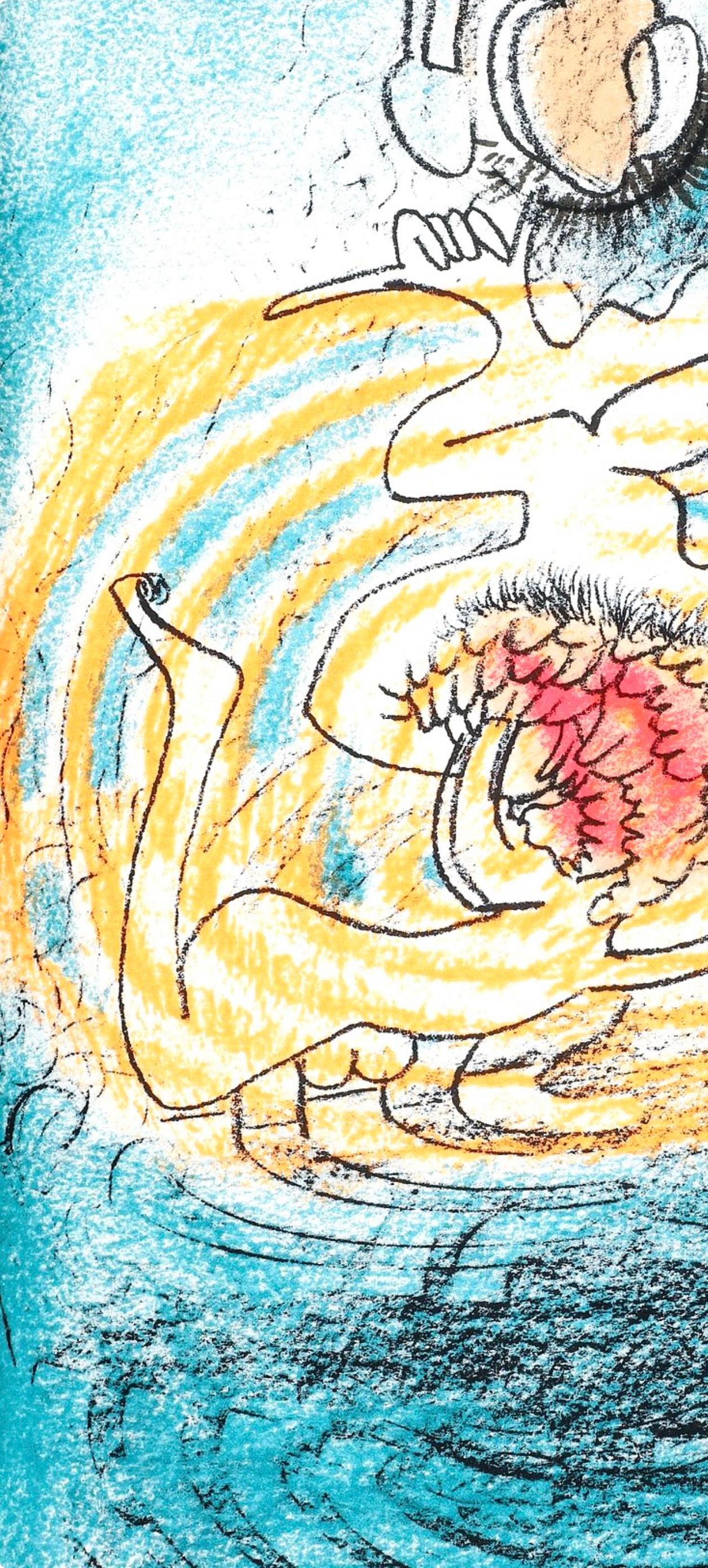 Hommage à Dorothea Tanning, Société internationale d'art XXe siècle - Surréalisme Print par Roberto Matta