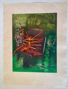 Je Suis Entact   Abstract Modern Art  Roberta Matta