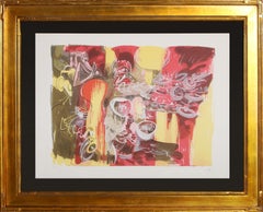 L'eau est Mana, litografía surrealista de Roberto Matta