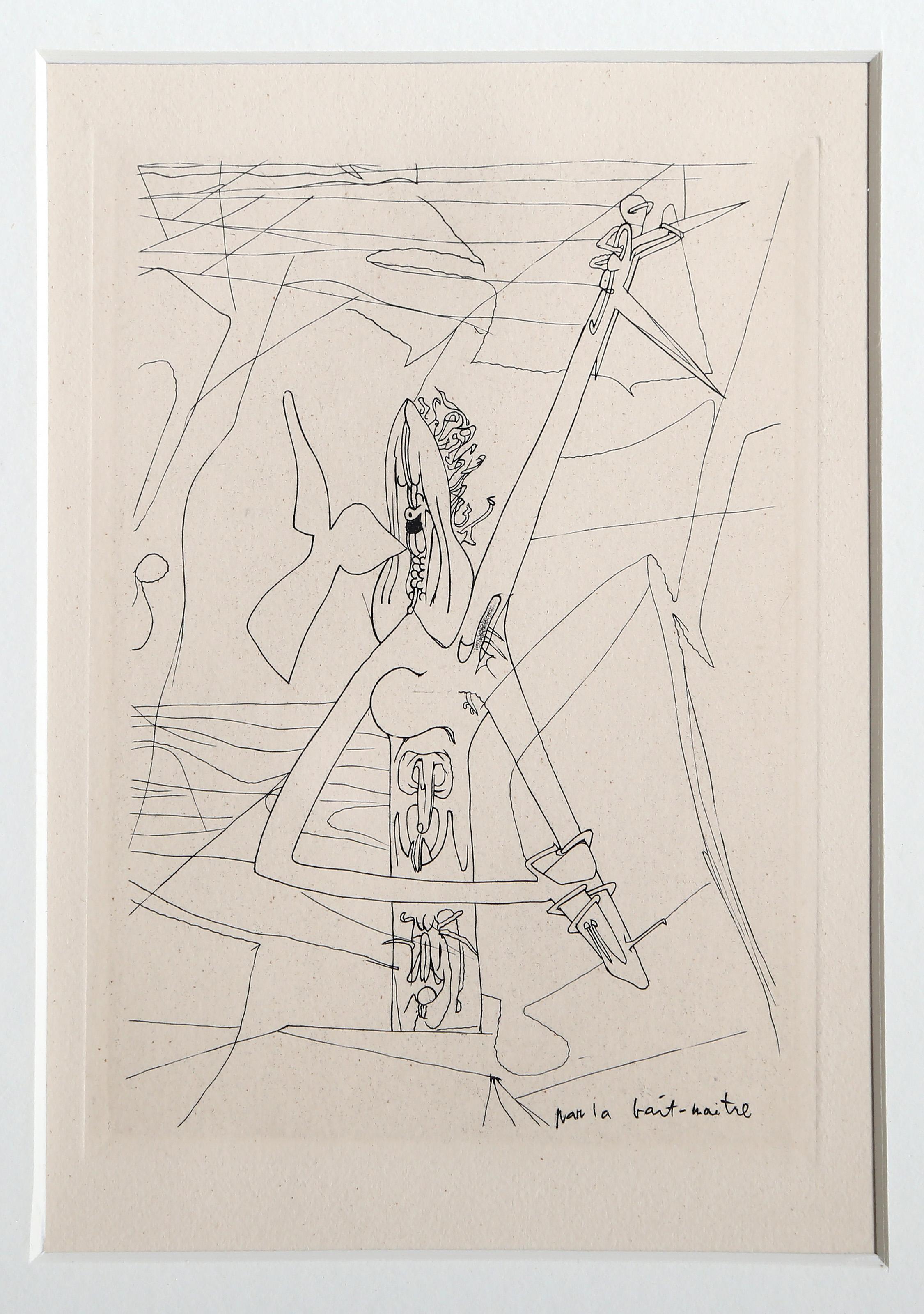 Les Manifestes du surréalisme, deux gravures surréalistes de Roberto Matta en vente 1