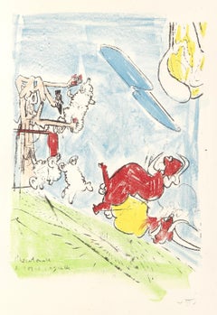 L'Hecatombe De Toros, Agnelli, Modern Lithograph by Roberto Matta