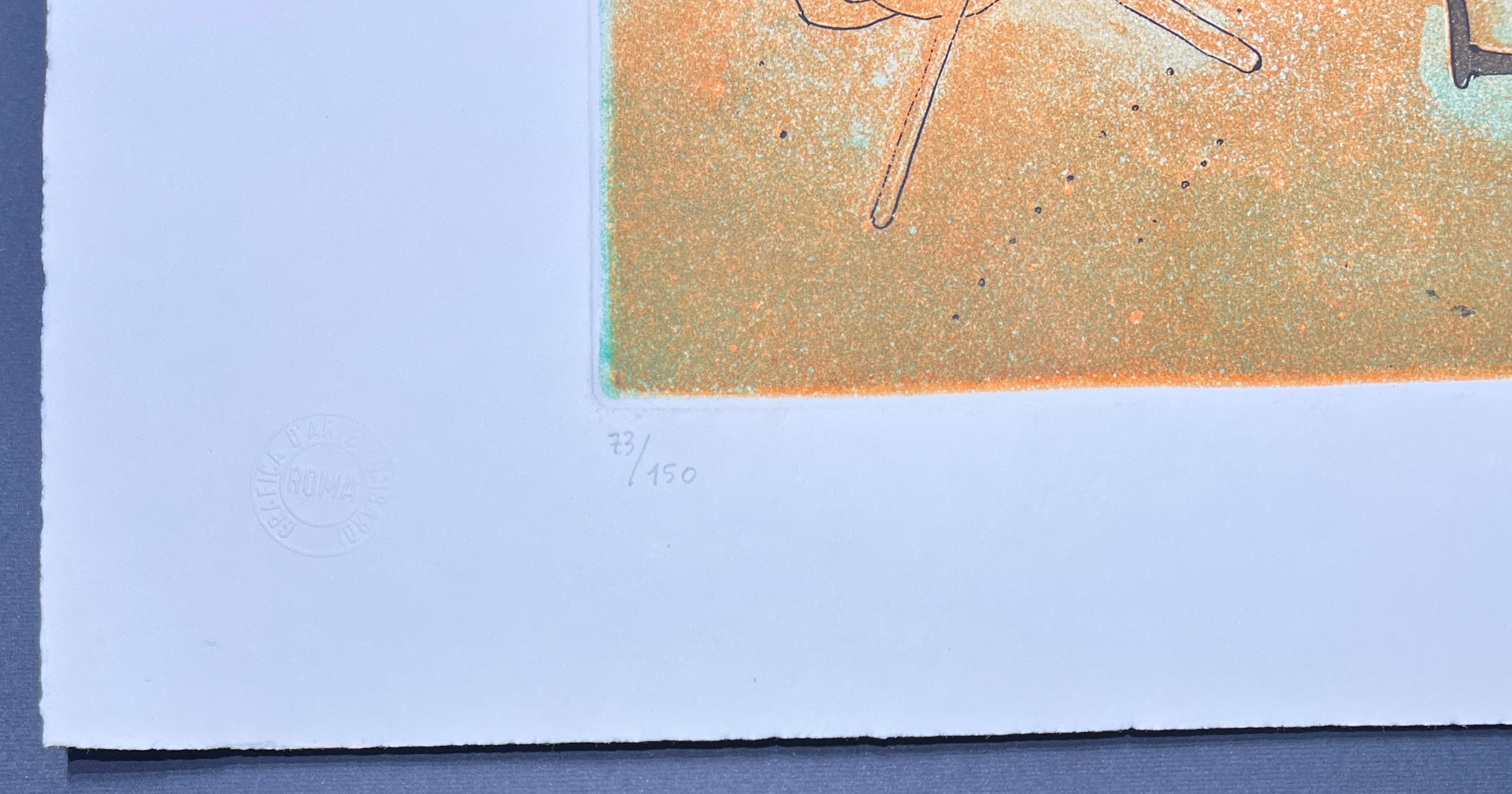 Matta - Autoapocalipse (folder containing four etchings and aquatint on paper) For Sale 7