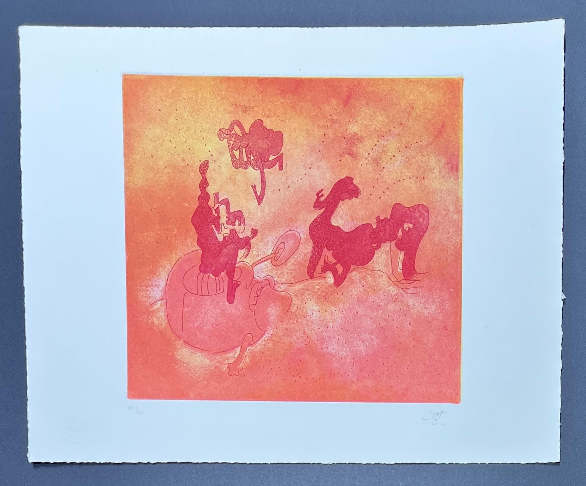 Matta - Autoapocalipse (folder containing four etchings and aquatint on paper) For Sale 2