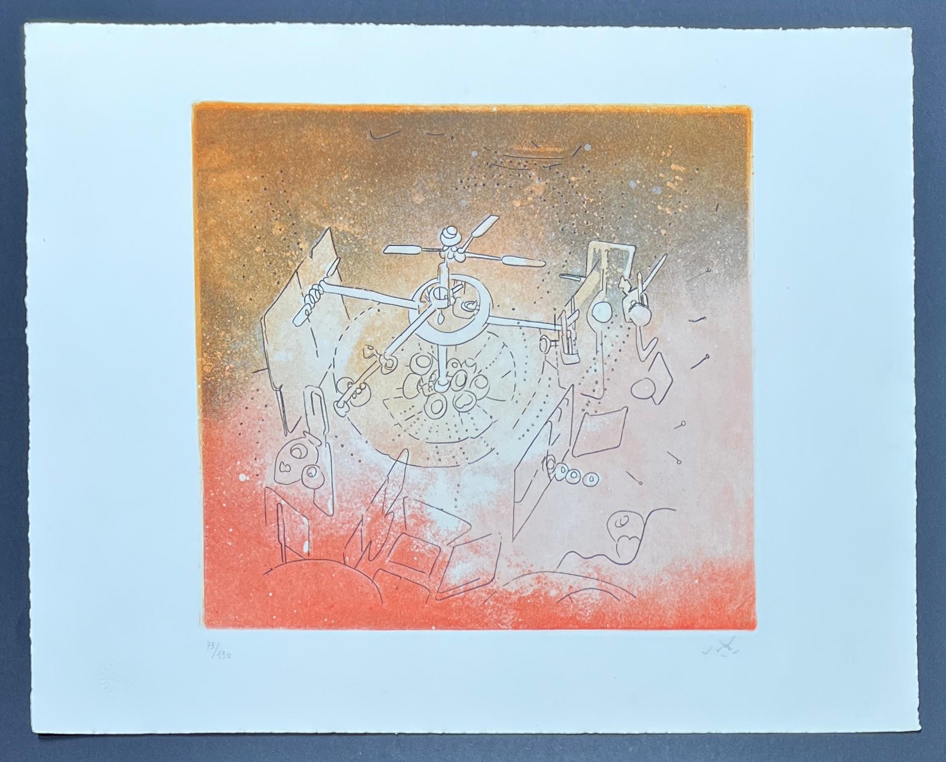 Matta - Autoapocalipse (folder containing four etchings and aquatint on paper) For Sale 3