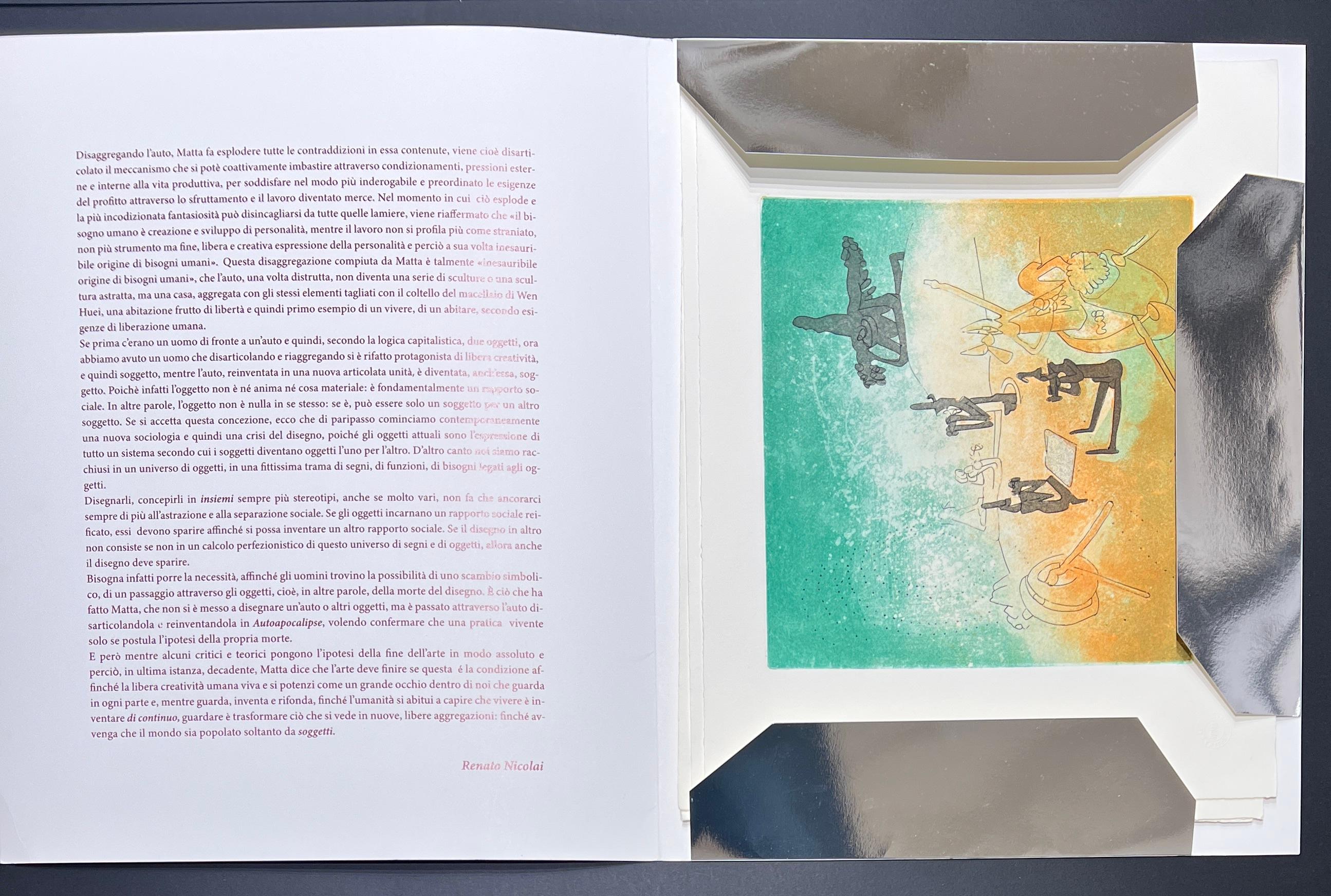 Matta - Autoapocalipse (folder containing four etchings and aquatint on paper) For Sale 5