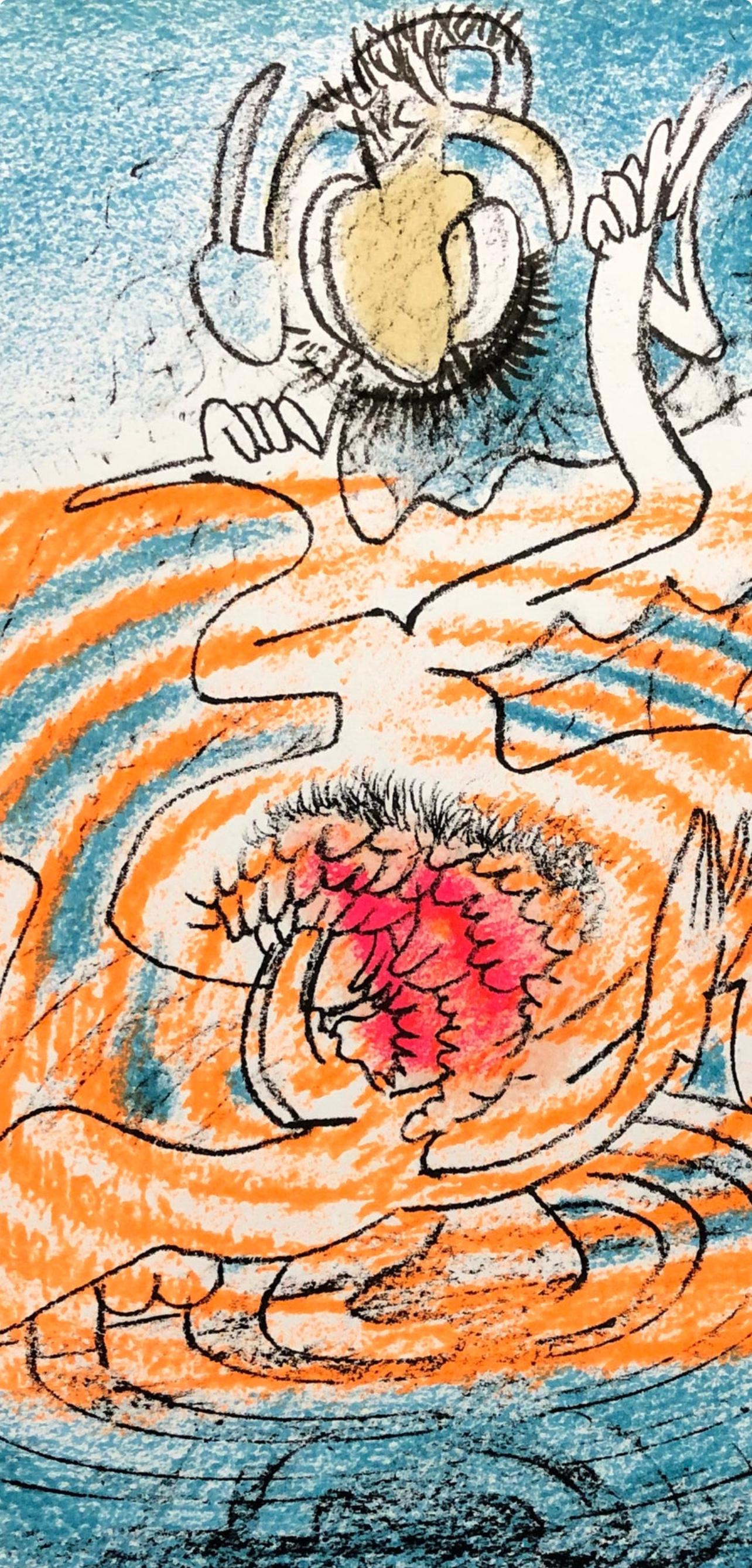 Matta, Composition, XXe Siècle (d'après) - Print de Roberto Matta