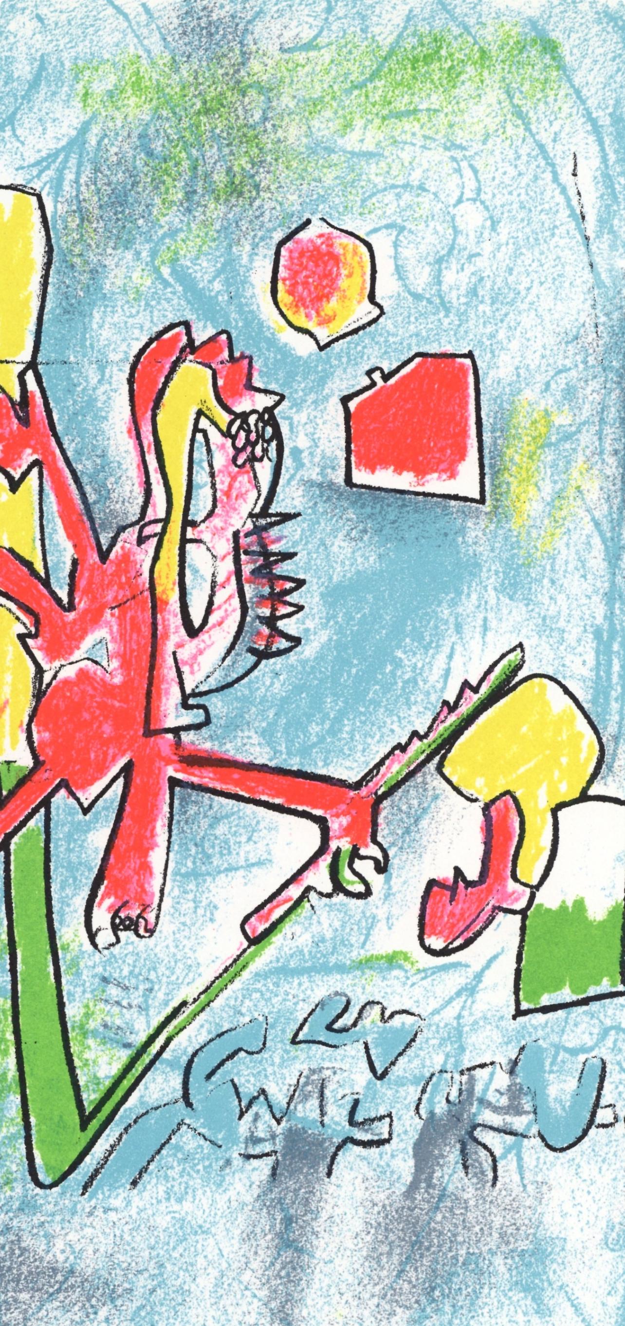 Matta, Composition, XXe Siècle (after) - Surrealist Print by Roberto Matta