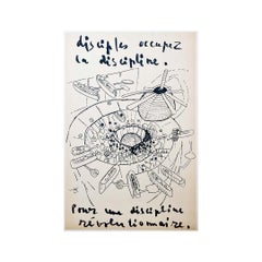 Original poster of Roberto Matta - May 68 : Disciples occupy the discipline