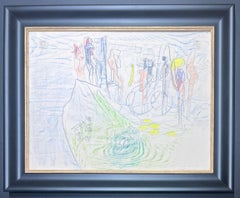 Roberto Matta (1911–2002)- Coloured crayons and graphite on paper - 1965 -unique