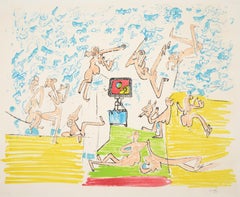 Roberto Matta FOG GOG MAGOG PLANCHE 6 Lithograph