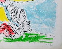 ROBERTO MATTA Hecatomb of the Bulls 1971 Master Artist Original Print H-Signed