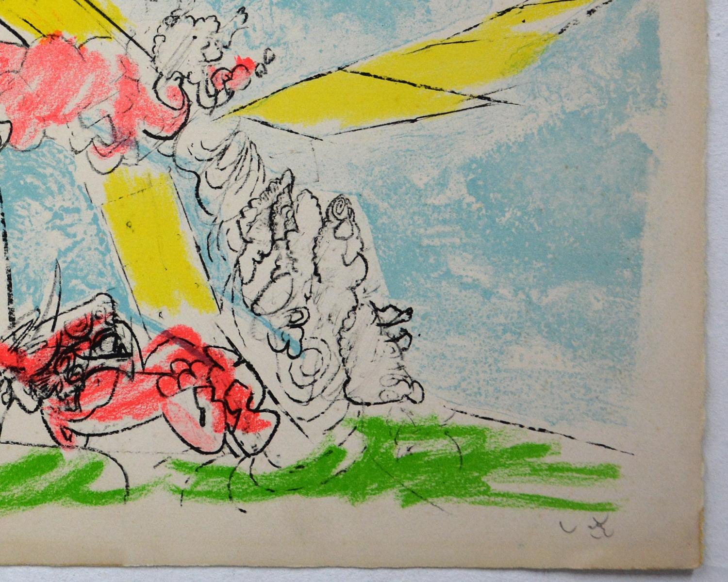 Roberto Matta, ¨Hecatomb of the Bulls V¨, 1971, Lithograph, 19.7x25.6 in 2