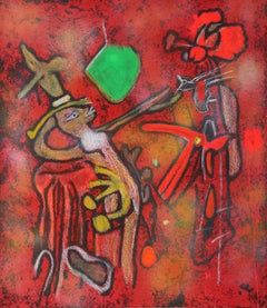 El Vientre del Mundo, Aguafuerte al Carborundo de Roberto Matta